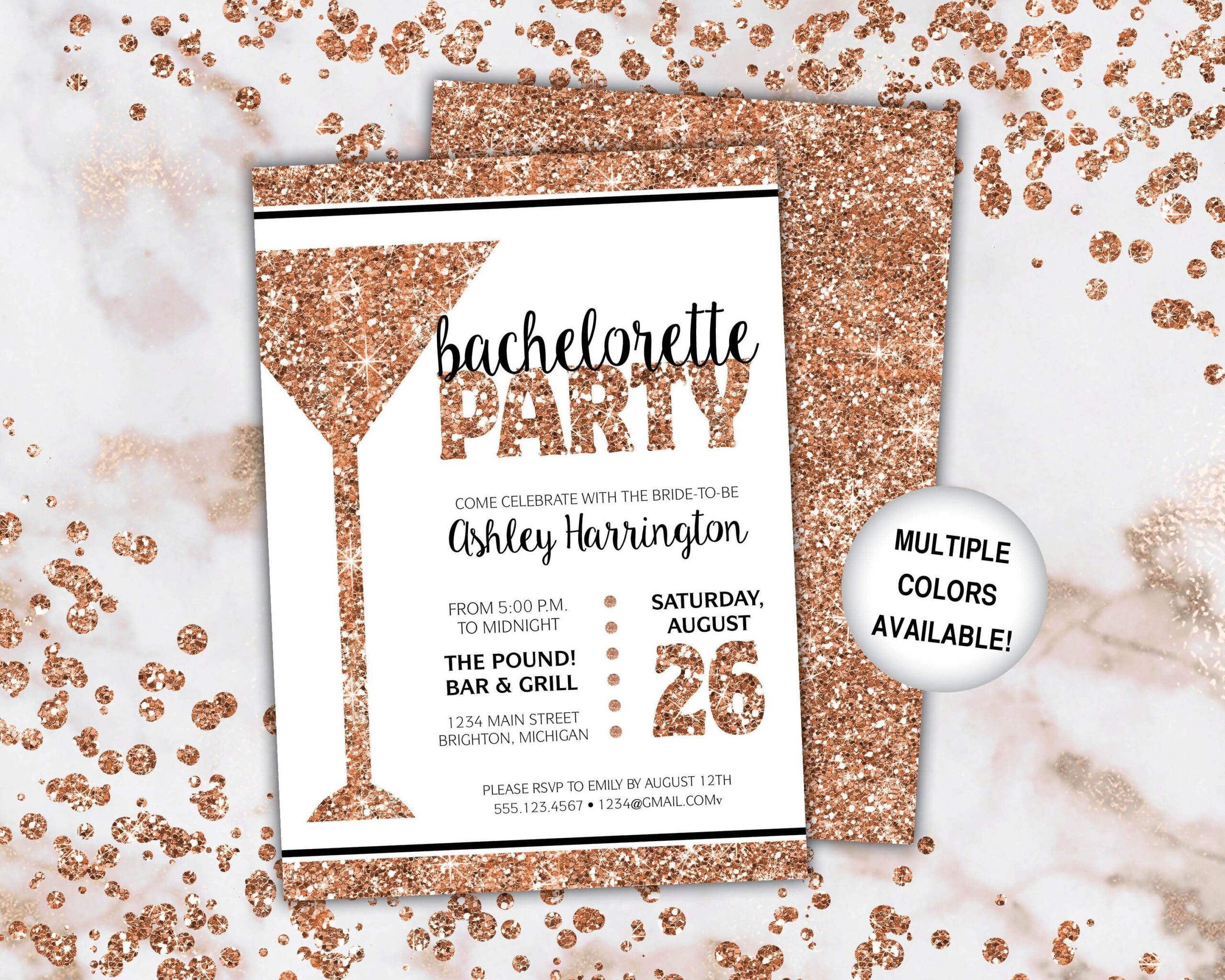Bachelorette Invite Template Free