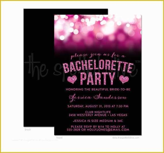 Bachelorette Party Invitation Templates Free Download Of Party 
