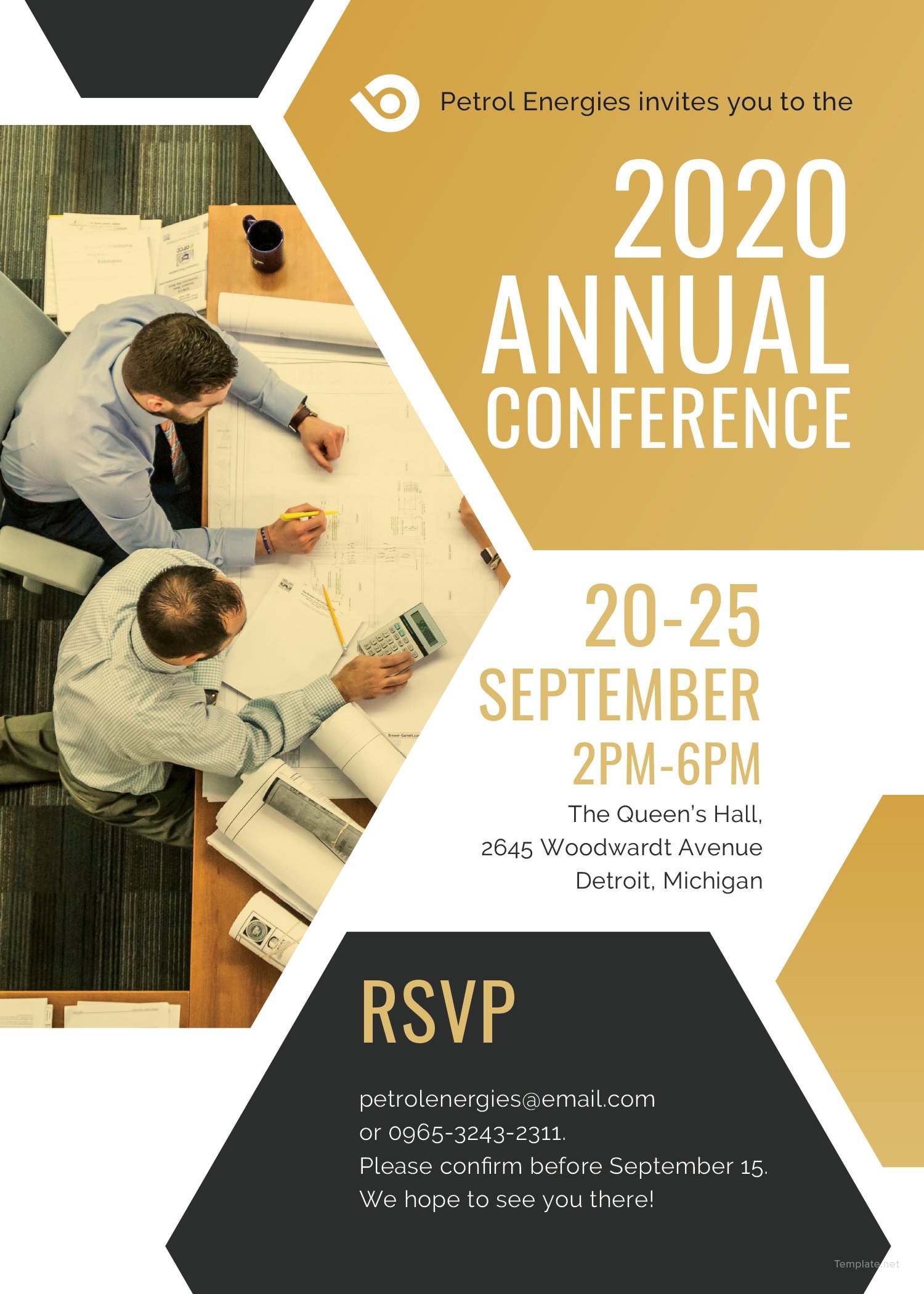 business event invite template