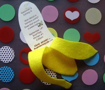 Banana Split Party Invitation Go Bananas
