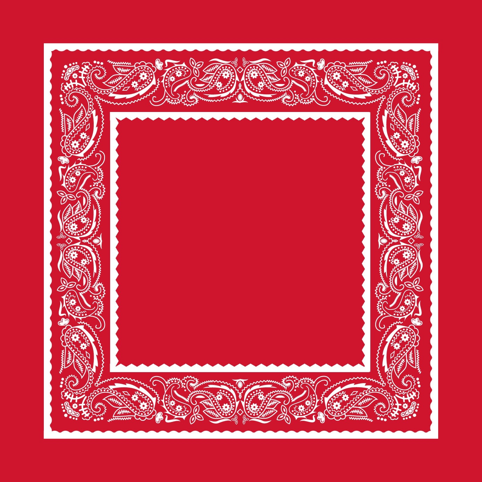 bandana invitation template