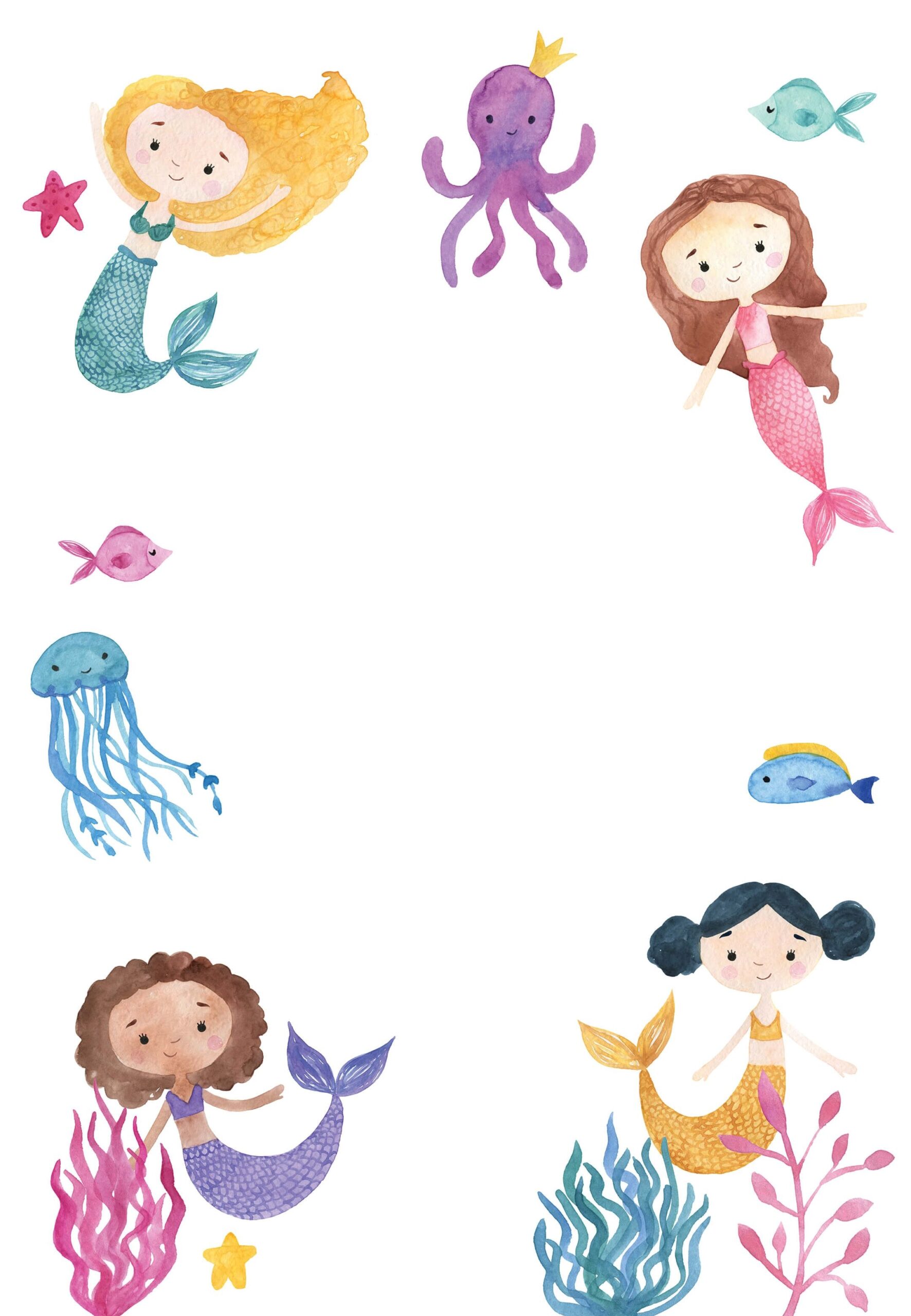Barbie Mermaid Invitation Template FREE Barbie Birthday Invitation 