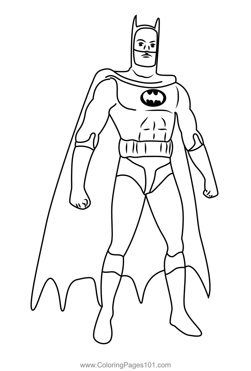 batman coloring pages to print free