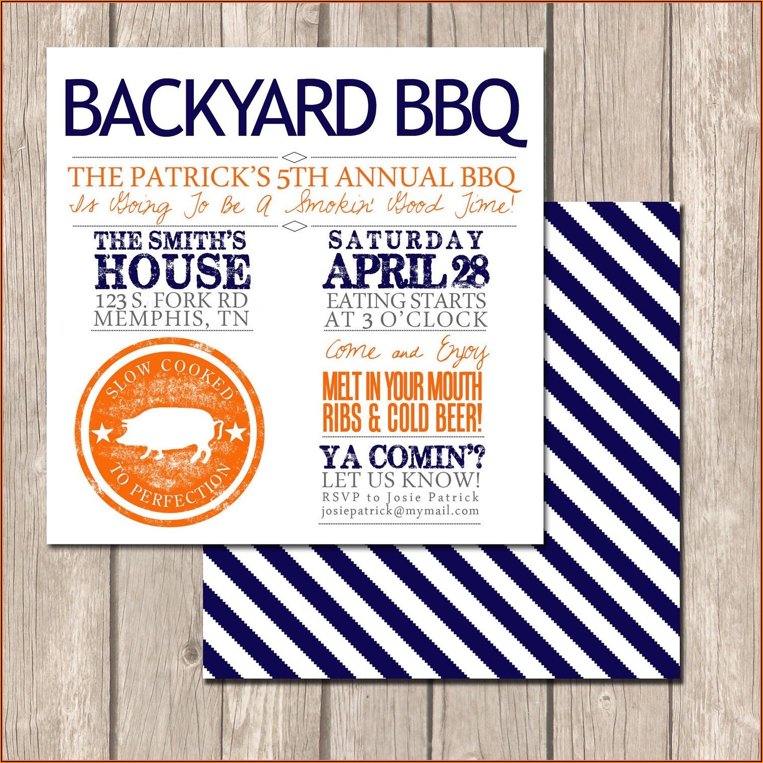 bbq invite template word