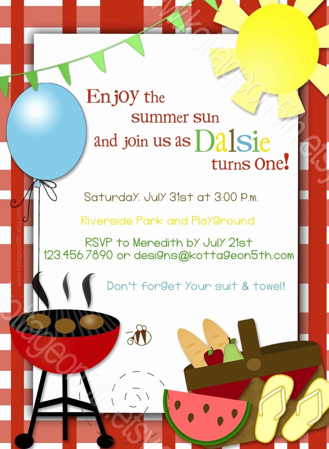 Bbq Party Invitation Templates Free Sample Templates