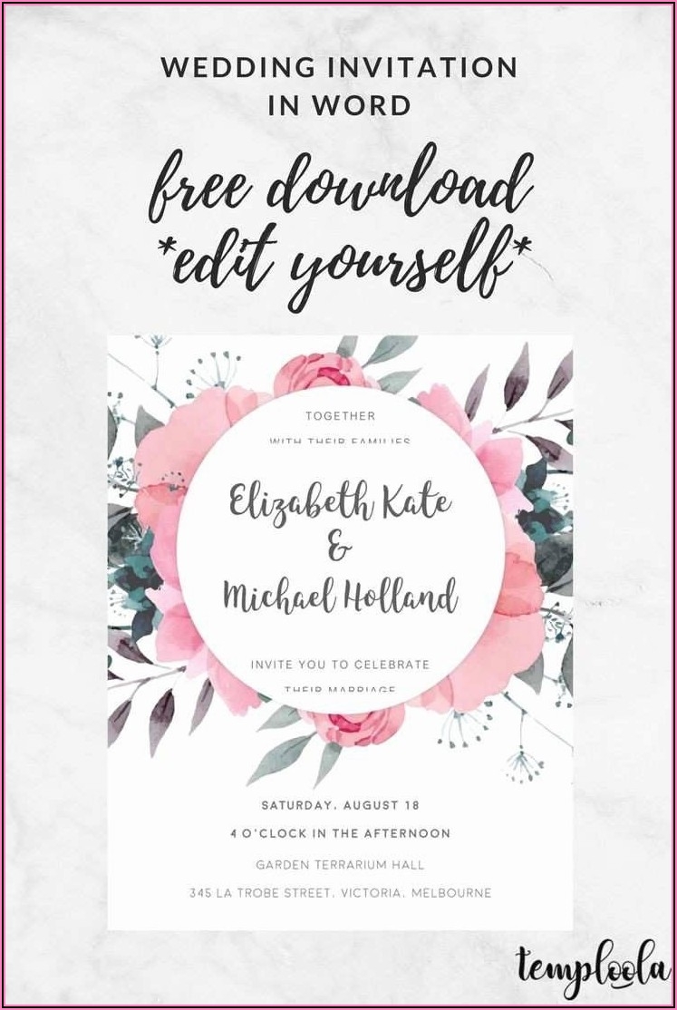 Beach Wedding Invitation Templates Free Template 2 Resume Examples 