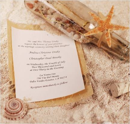 Beach Wedding Invitation Templates Free