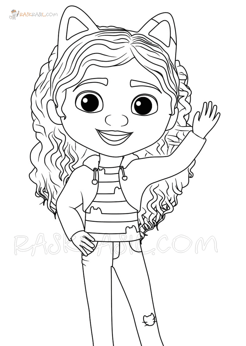 Beautiful Gabby Coloring Page Free Printable Coloring Pages