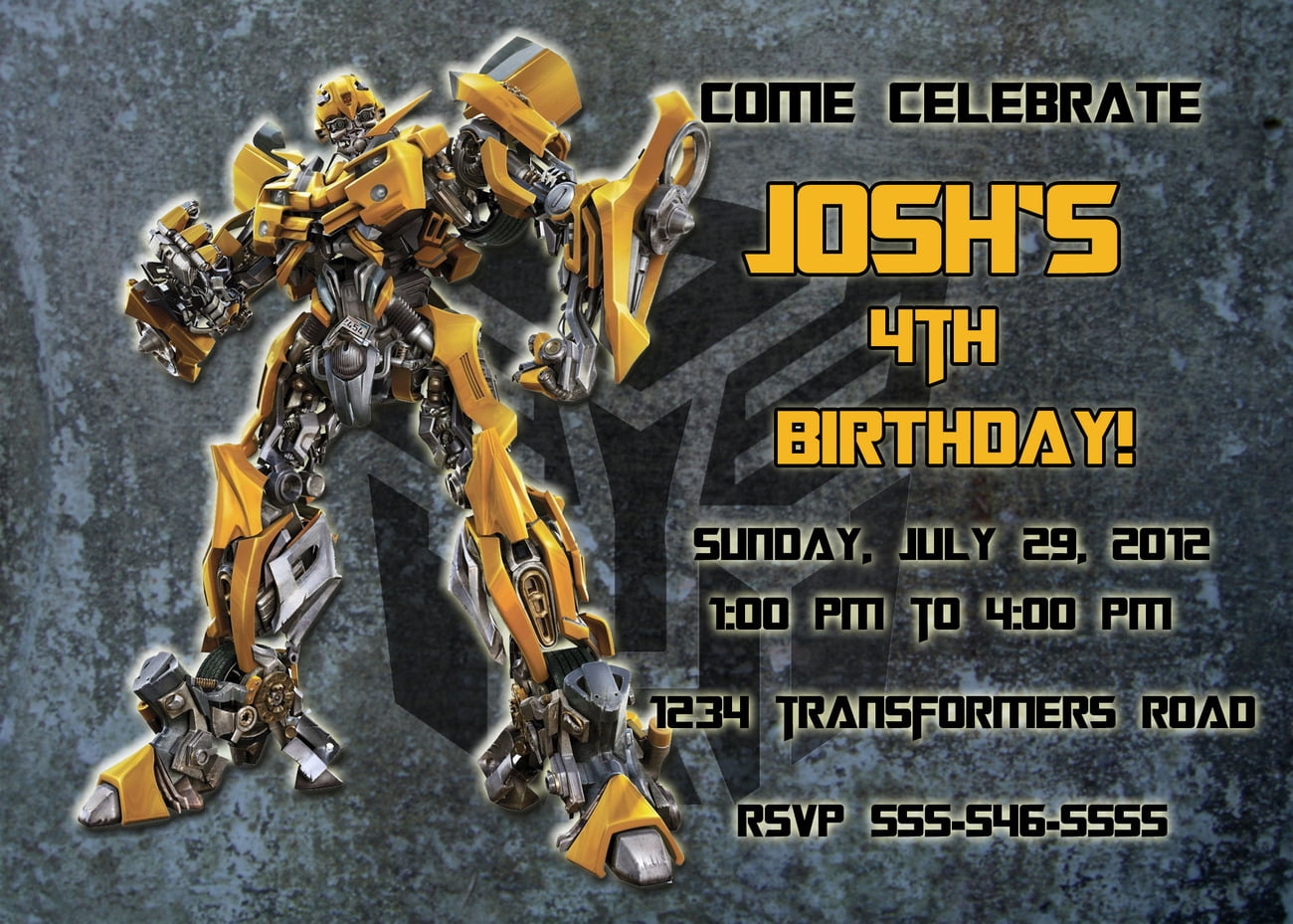 Bee Invitation Template Free