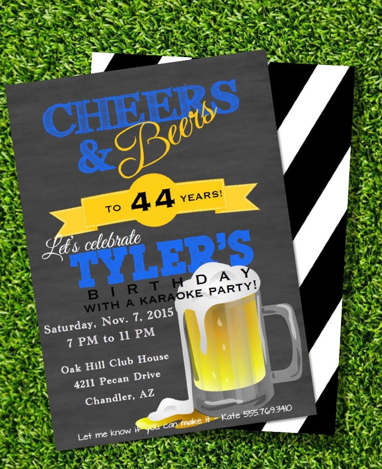 Beer Invitation Template Free Printable Calendars AT A GLANCE