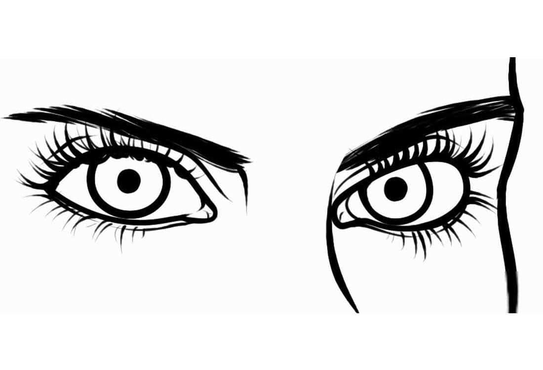 Eye Coloring Page