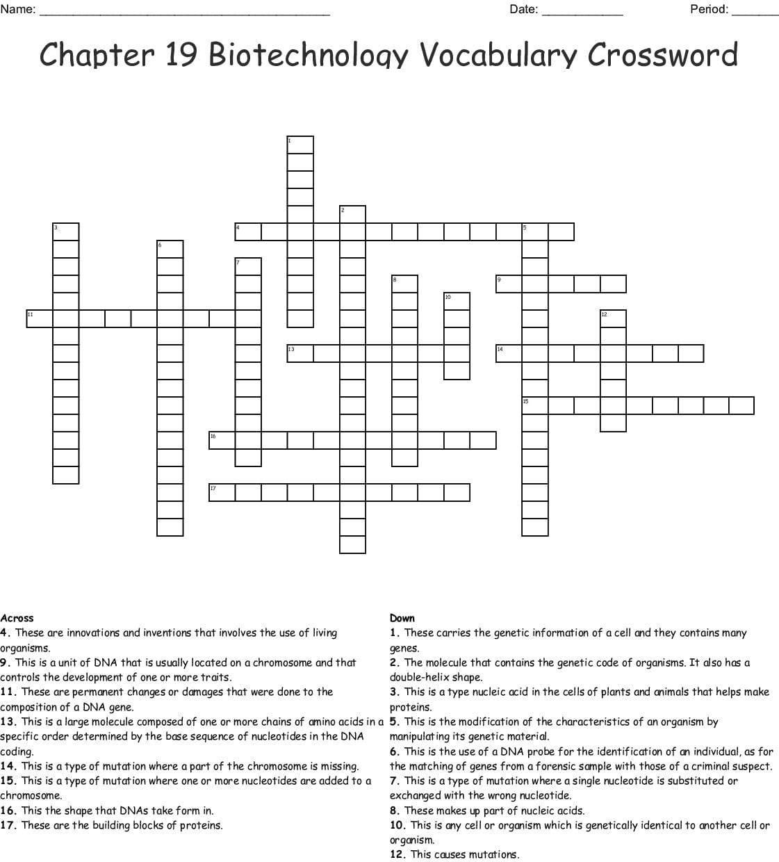 Biotechnology Worksheet Answers Db excel