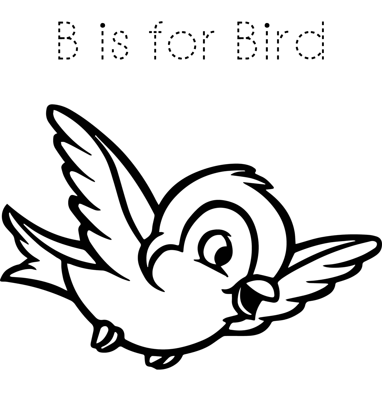 Coloring Page Bird