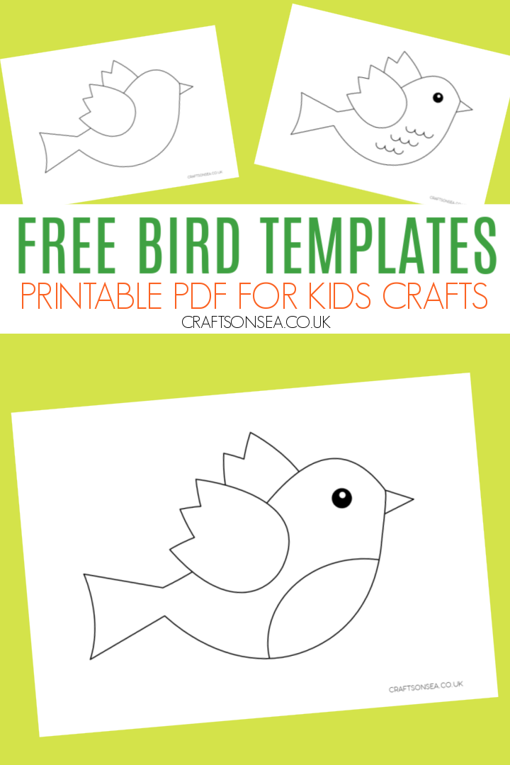Bird Template FREE Printable Crafts On Sea Free Printable Crafts