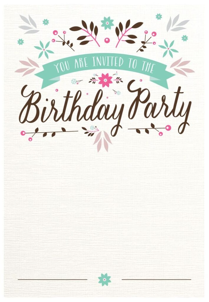 Birthday E Invitation Templates Free 7 PROFESSIONAL TEMPLATES