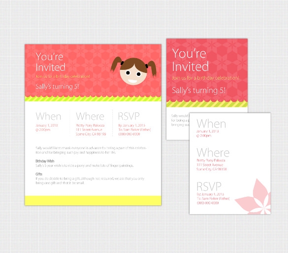 Birthday Invitation Email Template 23 Free PSD EPS Format Download 