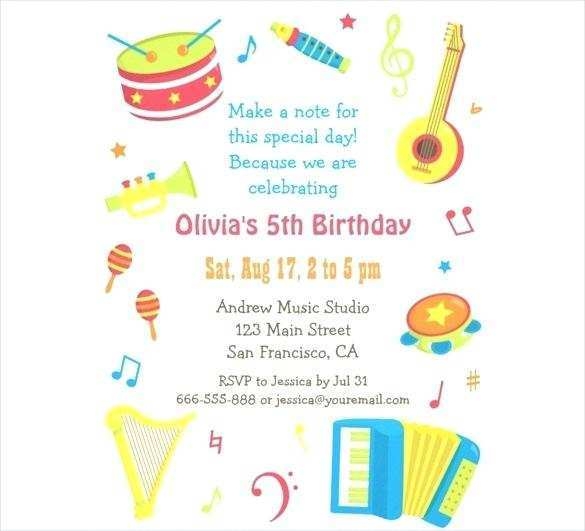birthday party invitation template google docs