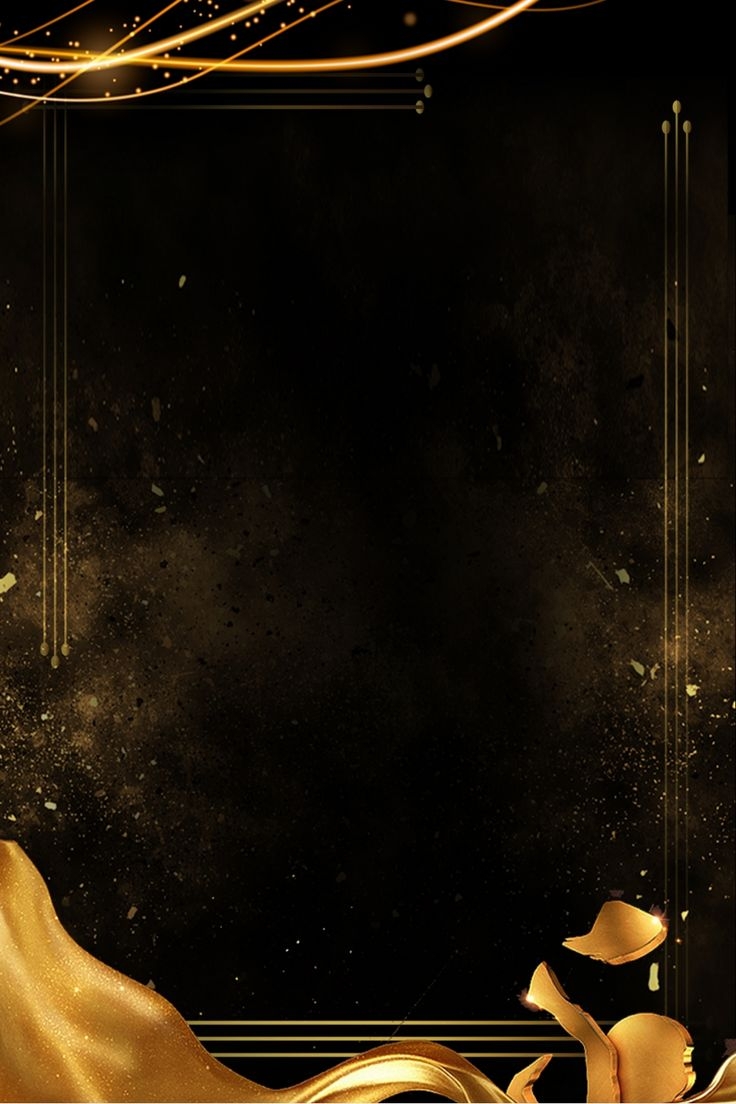 Black And Gold Invitations Templates Free