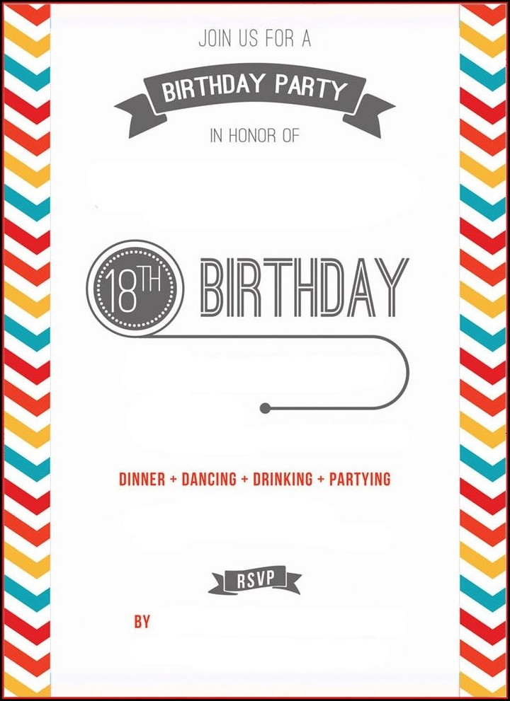 blank 16th birthday invitations free templates