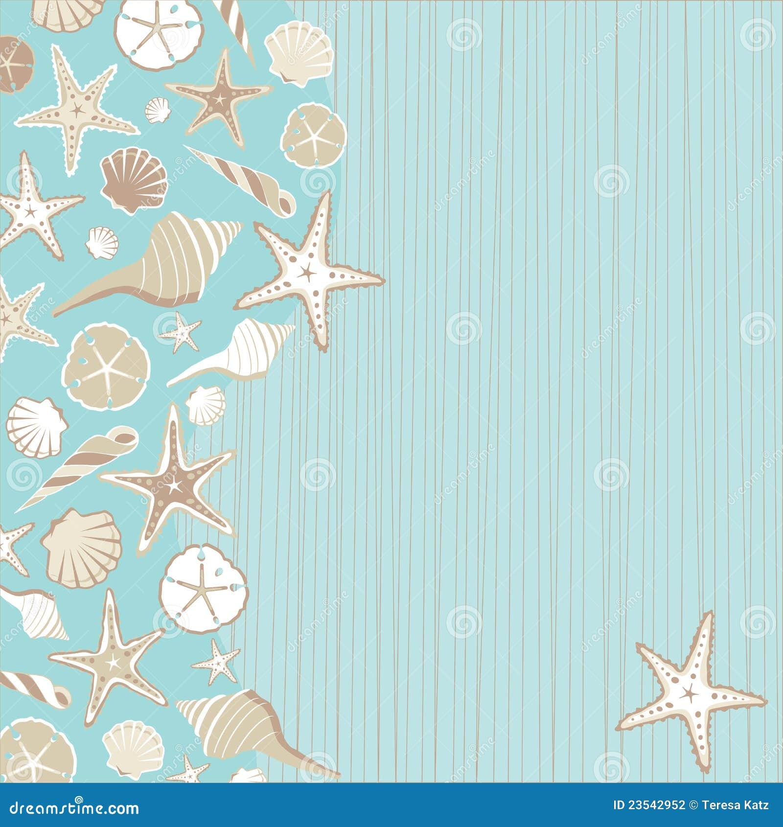 Blank Beach Invitation Background Free Printable Templates