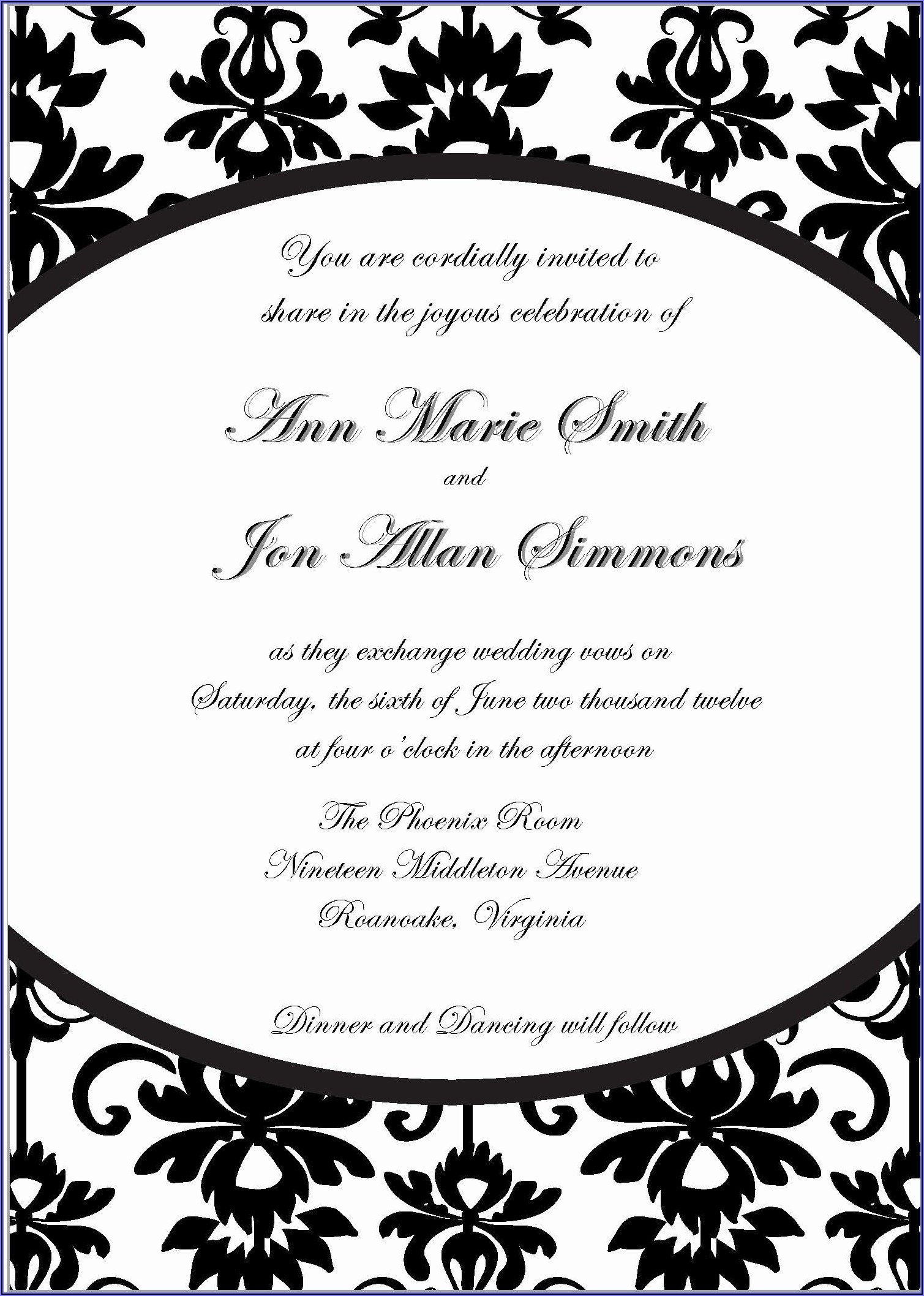Blank Beach Wedding Invitation Templates Template 2 Resume Examples 