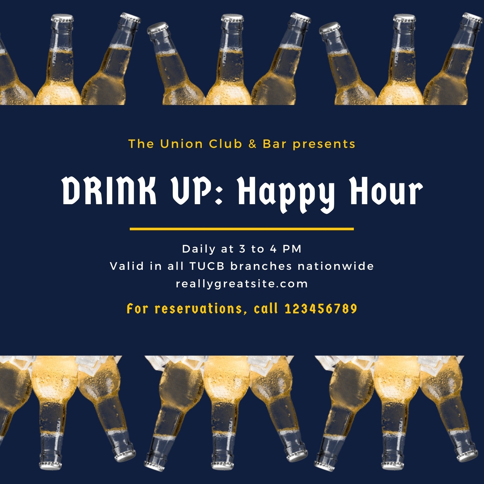 blank beer invitation template free