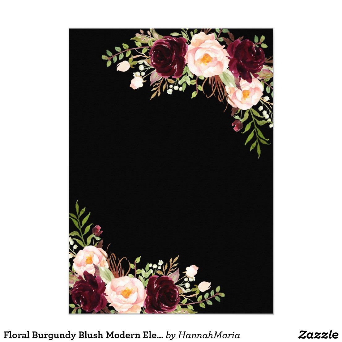 Blank Burgundy Wedding Invitation Templates Printable Calendars AT A 