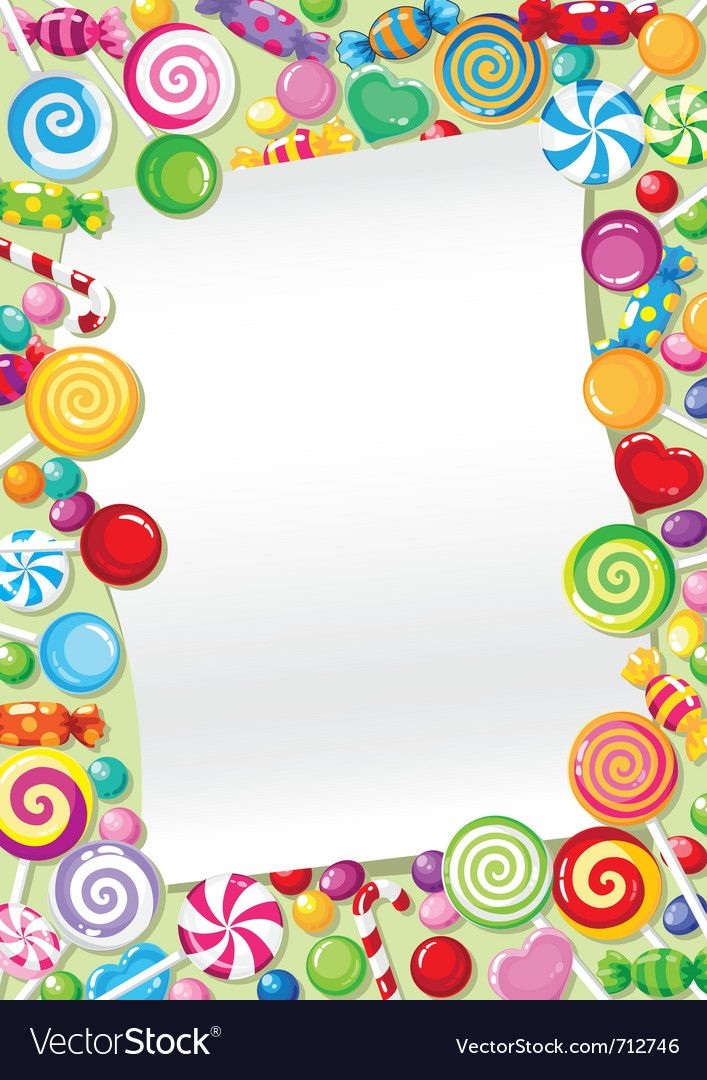 blank candy invitation template