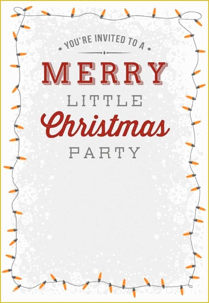 Blank Christmas Invitation Templates Free Of Blank Christmas Party