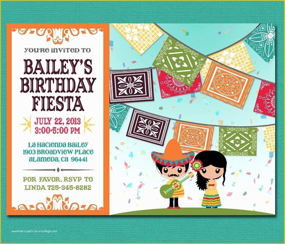 blank fiesta invitation template