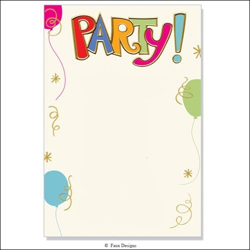 Blank Invitation Templates For Word