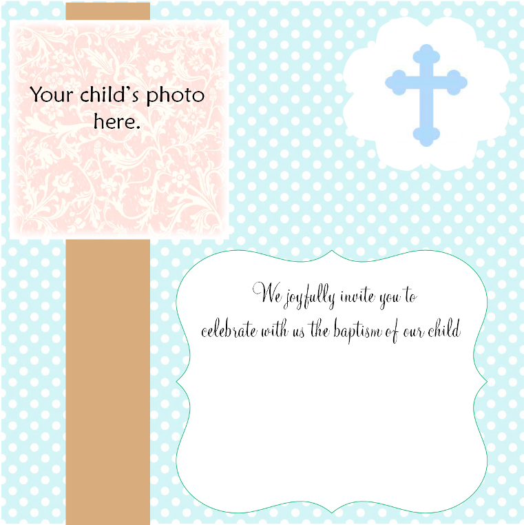 baptismal invitation template