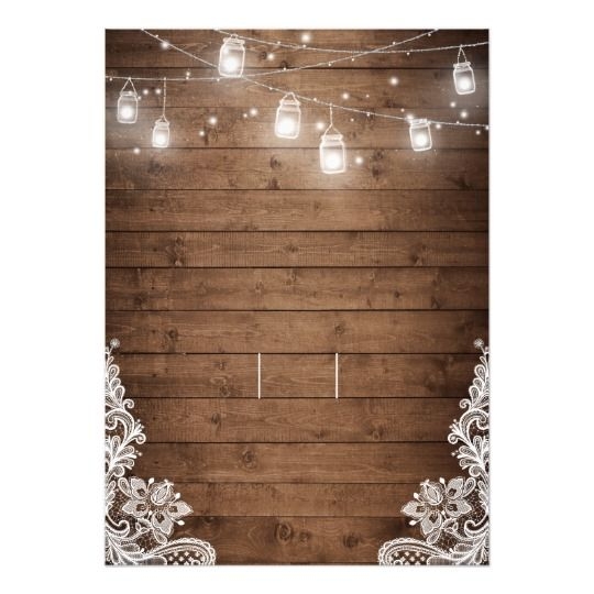 Blank Rustic Wedding Invitation Background A Perfect Choice For Your 