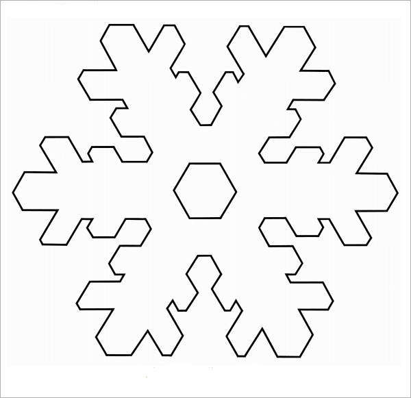 Blank Snowflake Invitation Template Printable Word Searches