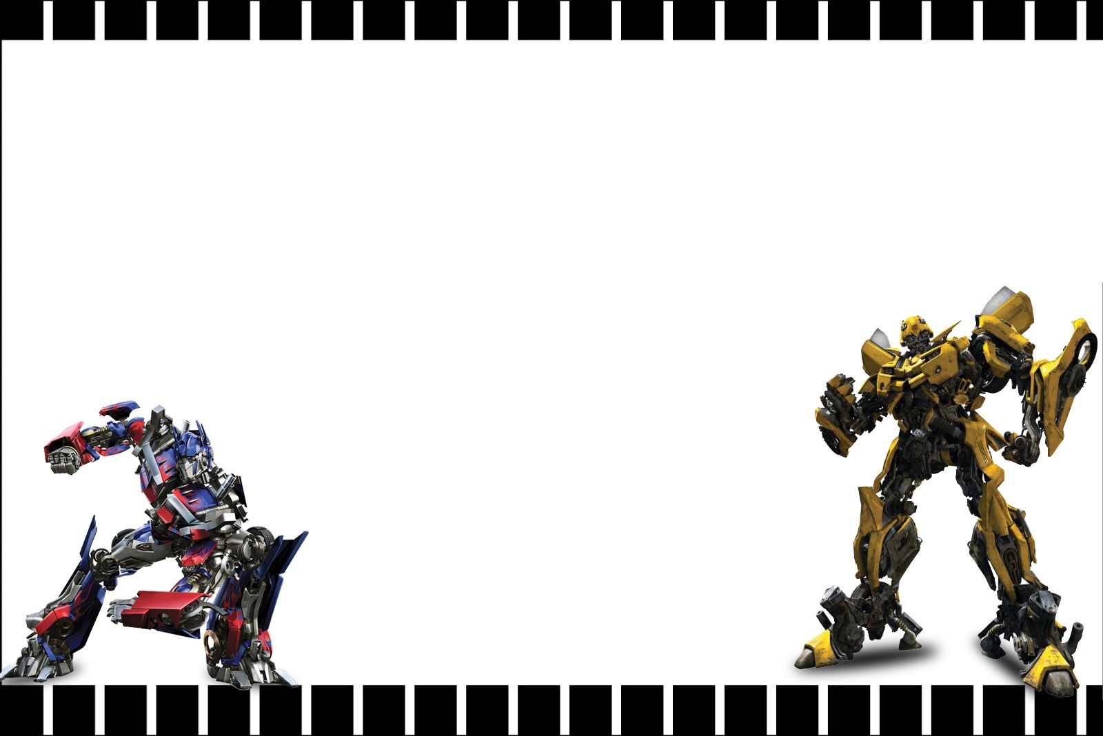 Blank Transformers Invitation Template Dev onallcylinders