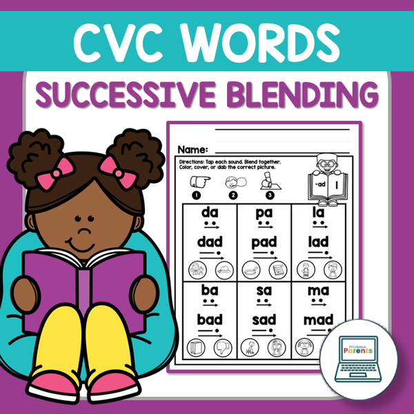 Blending AT Family Words PrimaryLearning Org Worksheets Library