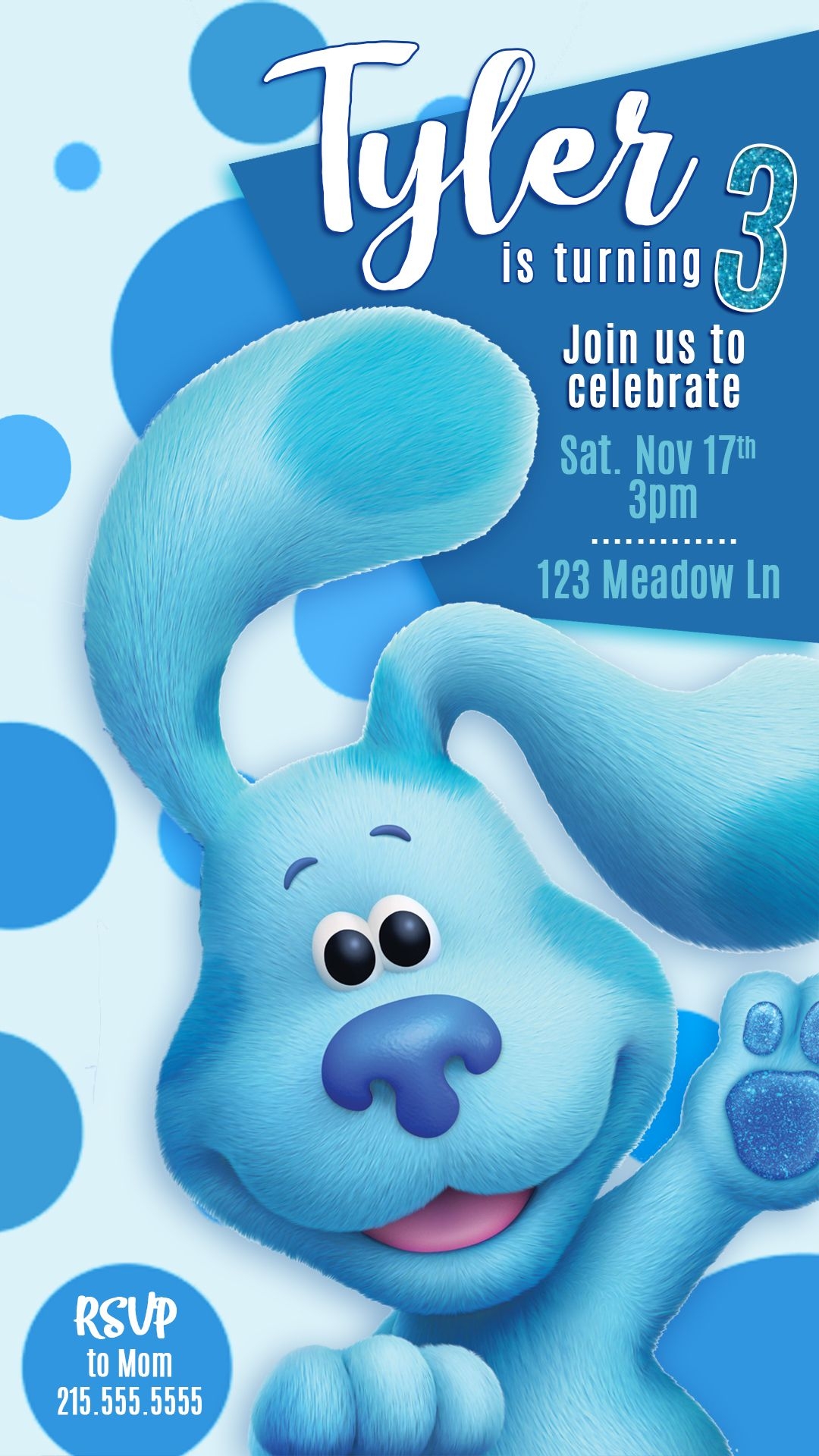 Blues Clues Invitation Template Free Dev onallcylinders