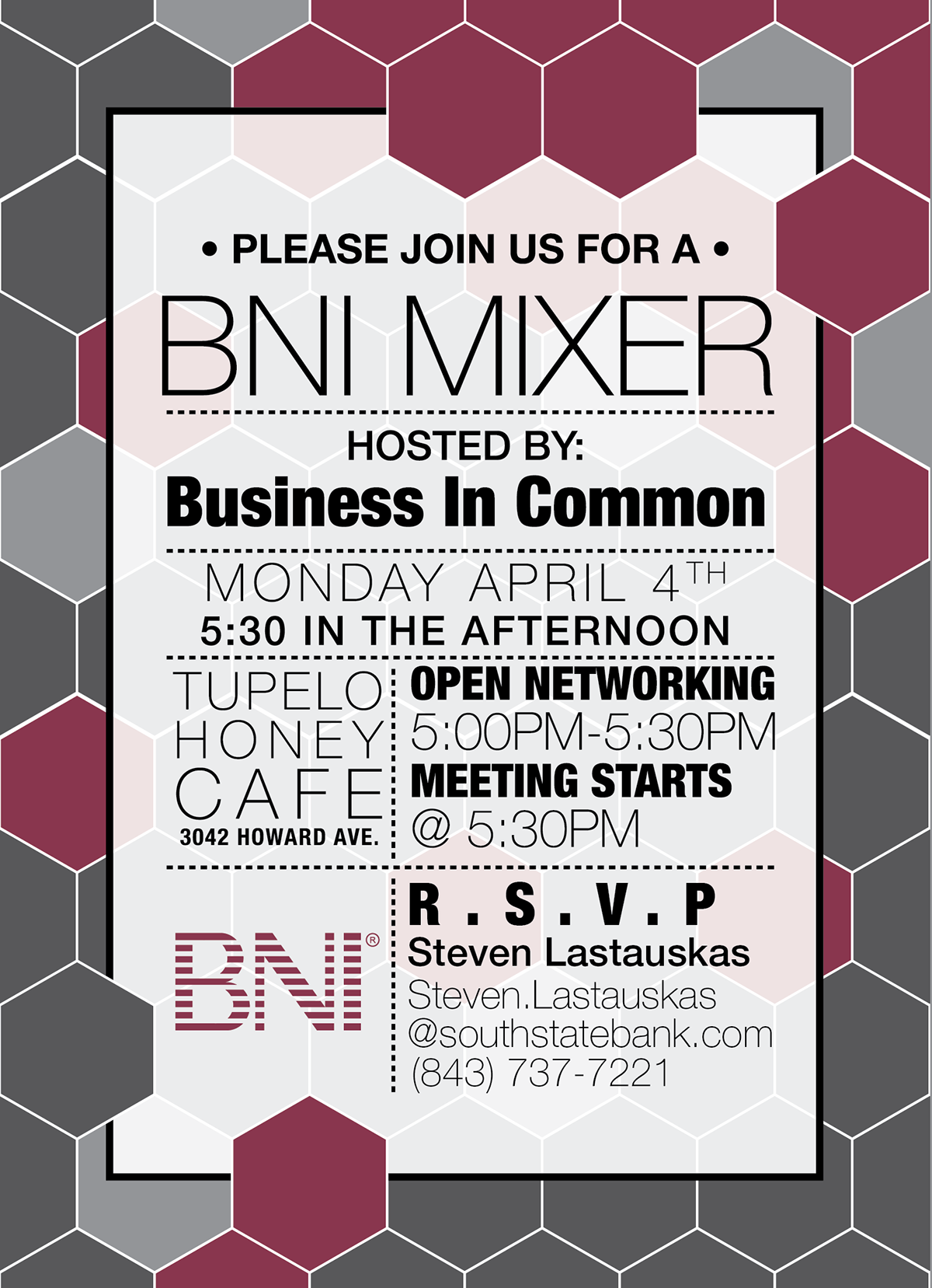 BNI Mixer Invitation On Behance
