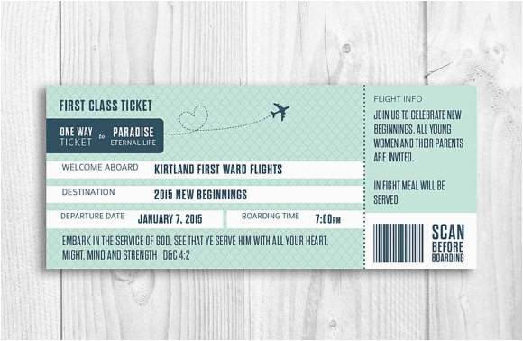 Boarding Pass Birthday Invitation Template Free 10 Boarding Pass 