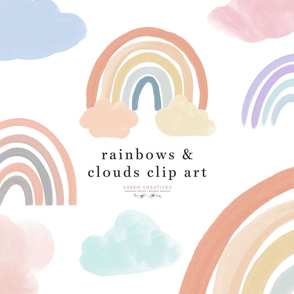 Boho Rainbow Invitation Template Free