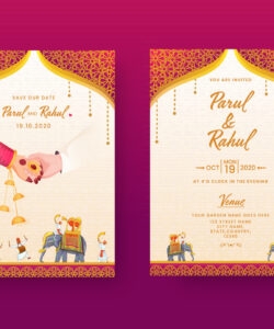 Bollywood Theme Invitation Card Template Votebryanroach