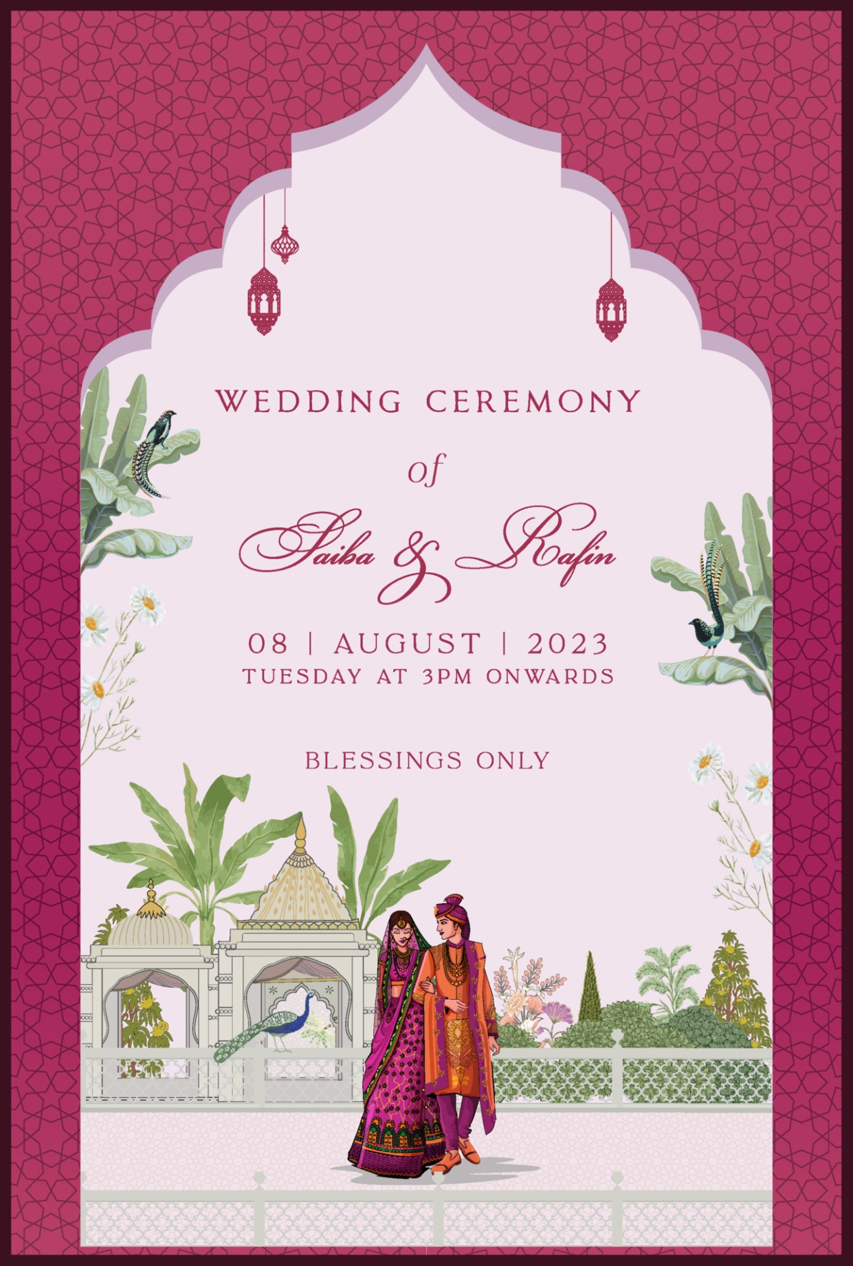 Bollywood Theme Invitation Card Template Votebryanroach