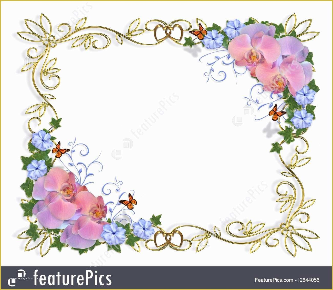 Border Invitation Templates Free Of Wedding Invitation Border Templates