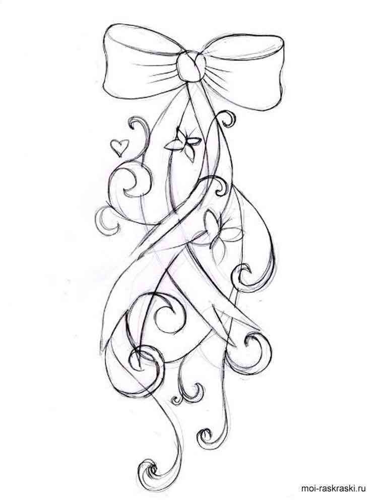 Coloring Pages Bows