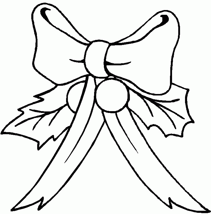 Bows Coloring Pages Coloring Home