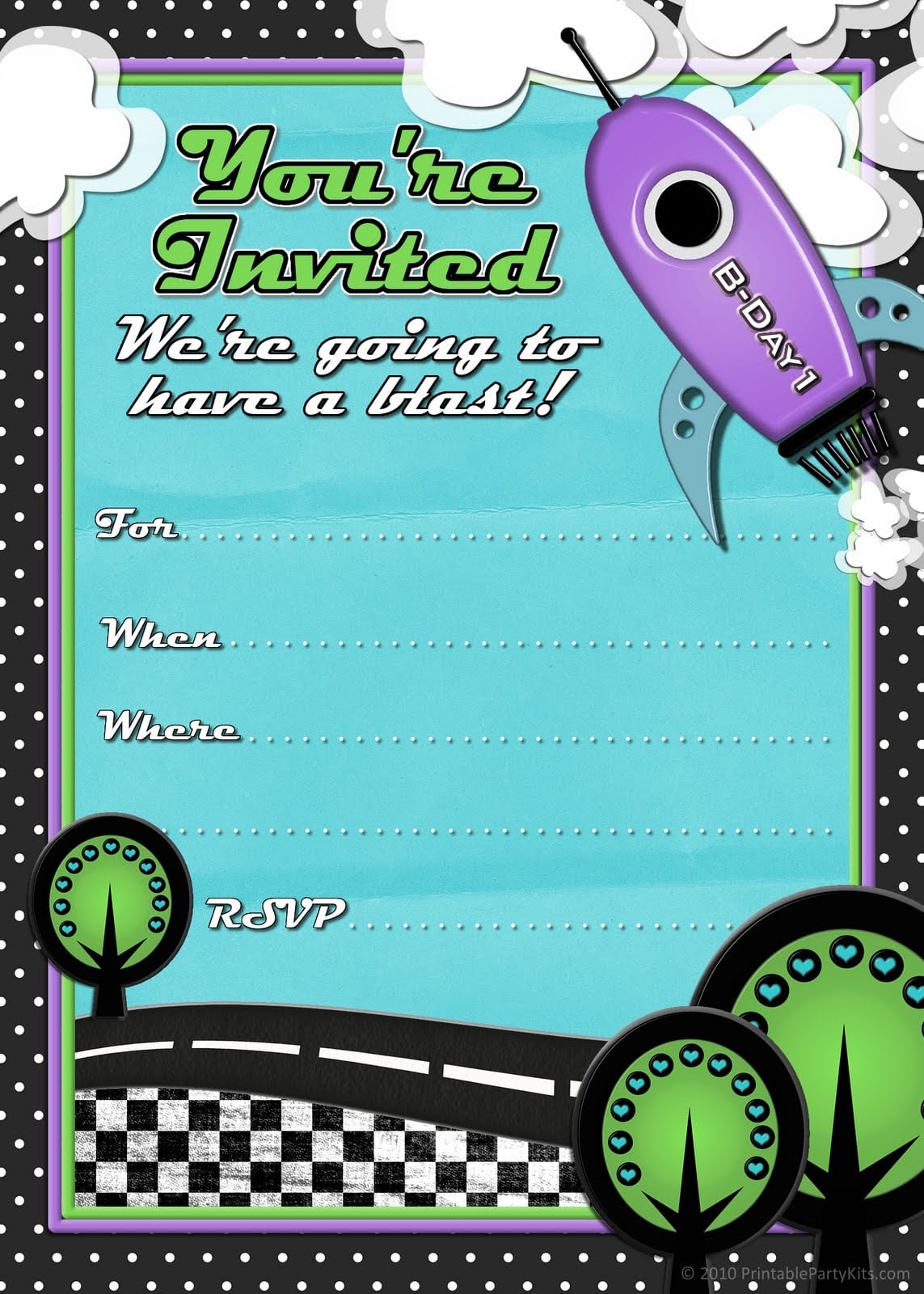 Boy Birthday Invitation Templates