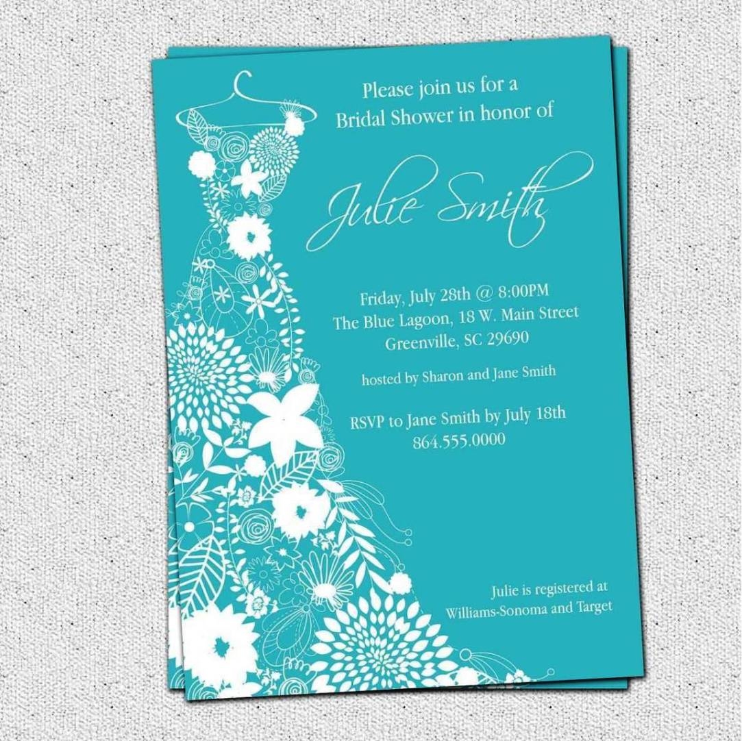 Bridal Invitations Templates Free