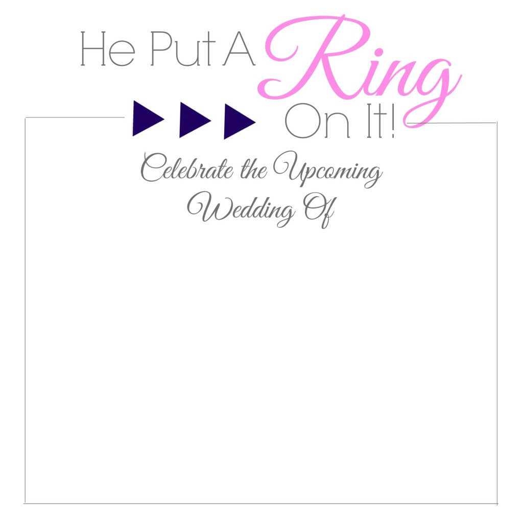 Bridal Shower Invitations Free Blank Bridal Shower Invitations