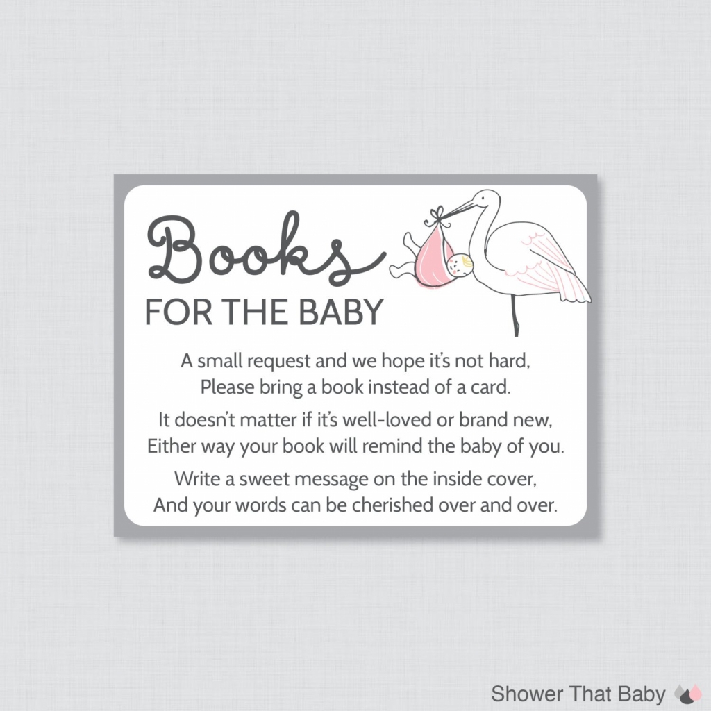 Bring A Book Instead Of A Card Free Printable Printable Cards