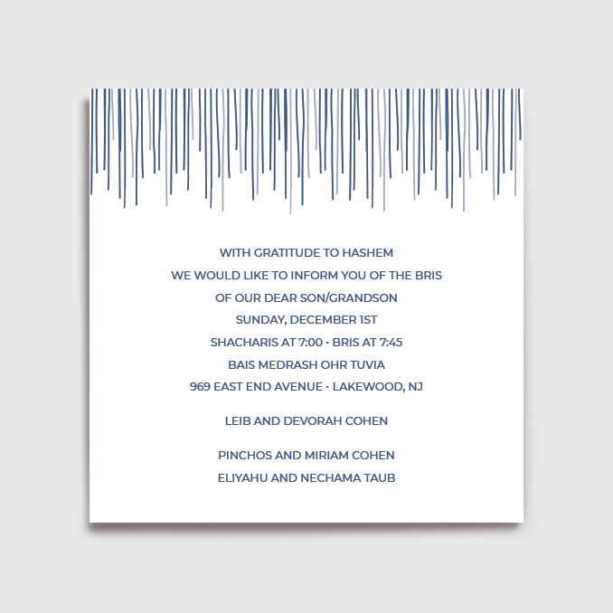 Bris Invitation Template
